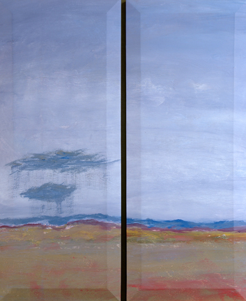 0040 Big Sky Rain Diptych