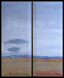 0040 Big Sky Rain Diptych