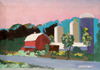 0524 Sky Blue Pink Farm